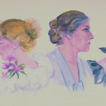 Mural #18 — Julia Askew - First Child Of European Ancestry Born In The Chemainus Valley